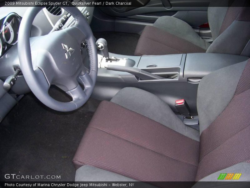 Quicksilver Pearl / Dark Charcoal 2009 Mitsubishi Eclipse Spyder GT