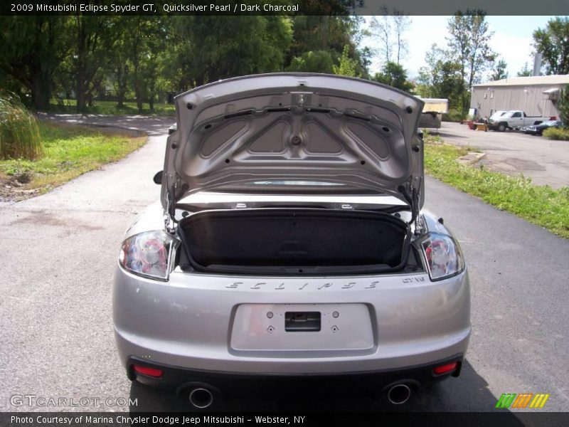 Quicksilver Pearl / Dark Charcoal 2009 Mitsubishi Eclipse Spyder GT