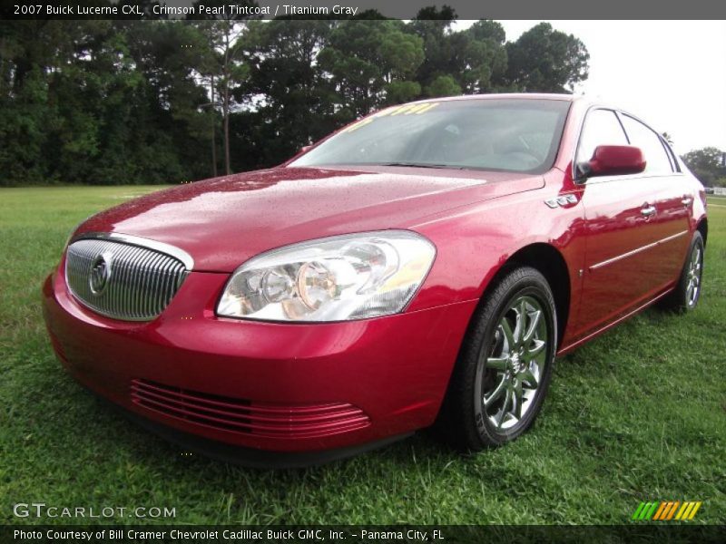 Crimson Pearl Tintcoat / Titanium Gray 2007 Buick Lucerne CXL