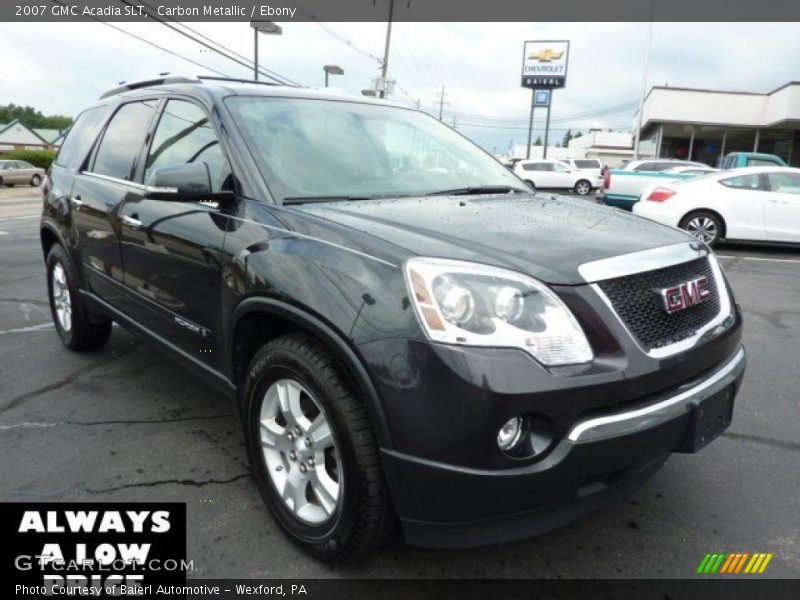 Carbon Metallic / Ebony 2007 GMC Acadia SLT