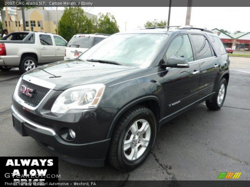 Carbon Metallic / Ebony 2007 GMC Acadia SLT