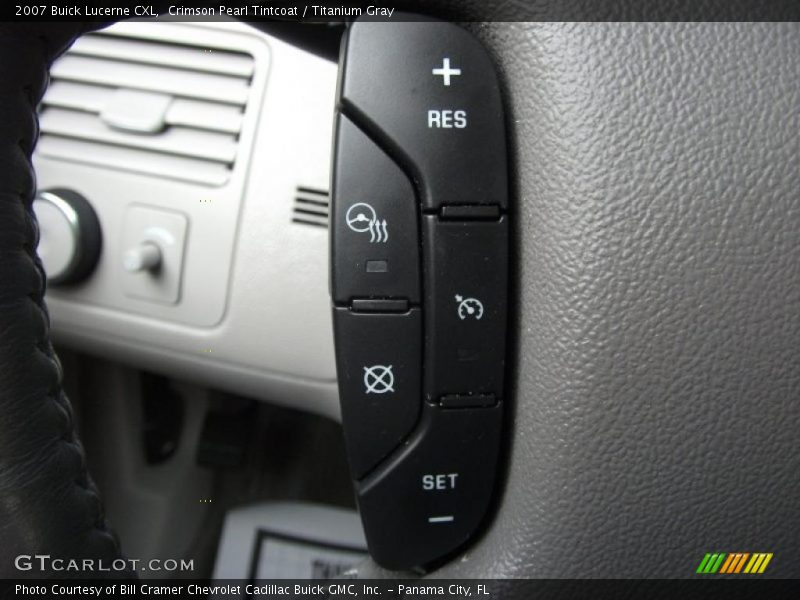 Crimson Pearl Tintcoat / Titanium Gray 2007 Buick Lucerne CXL