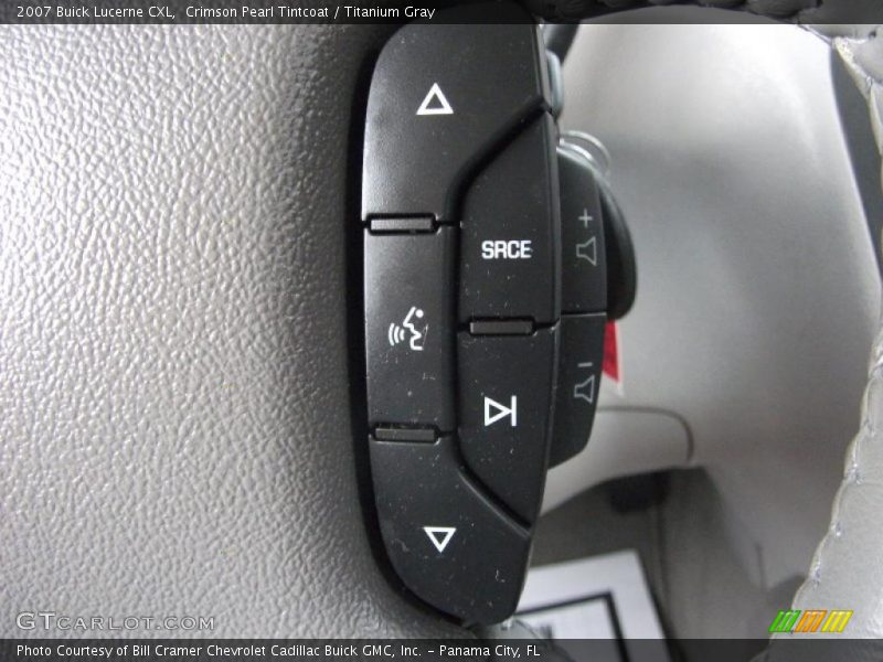Crimson Pearl Tintcoat / Titanium Gray 2007 Buick Lucerne CXL
