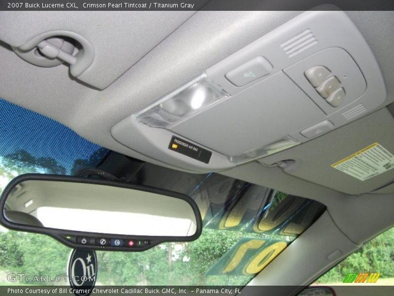 Crimson Pearl Tintcoat / Titanium Gray 2007 Buick Lucerne CXL