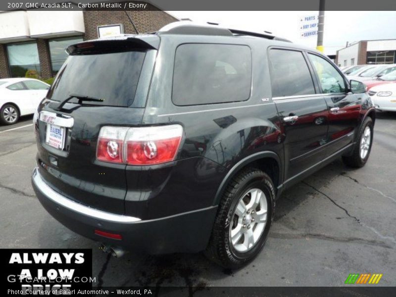 Carbon Metallic / Ebony 2007 GMC Acadia SLT