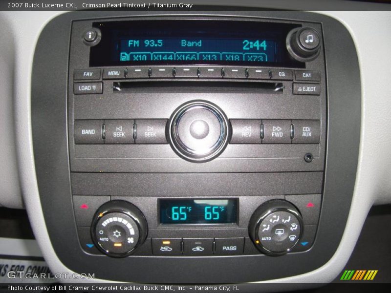 Crimson Pearl Tintcoat / Titanium Gray 2007 Buick Lucerne CXL
