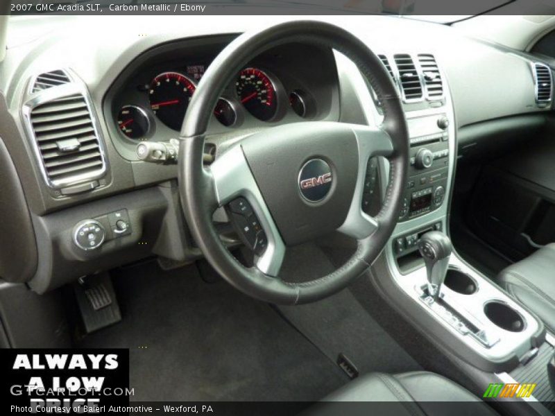 Carbon Metallic / Ebony 2007 GMC Acadia SLT