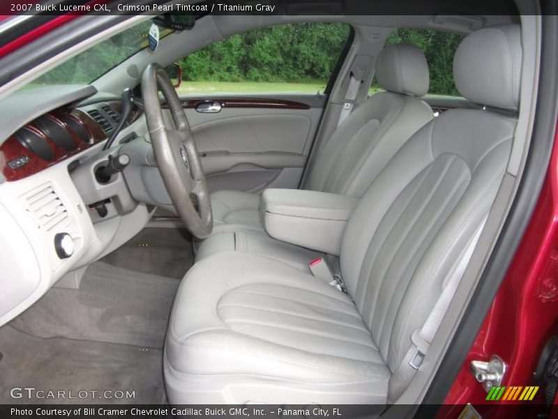 Crimson Pearl Tintcoat / Titanium Gray 2007 Buick Lucerne CXL