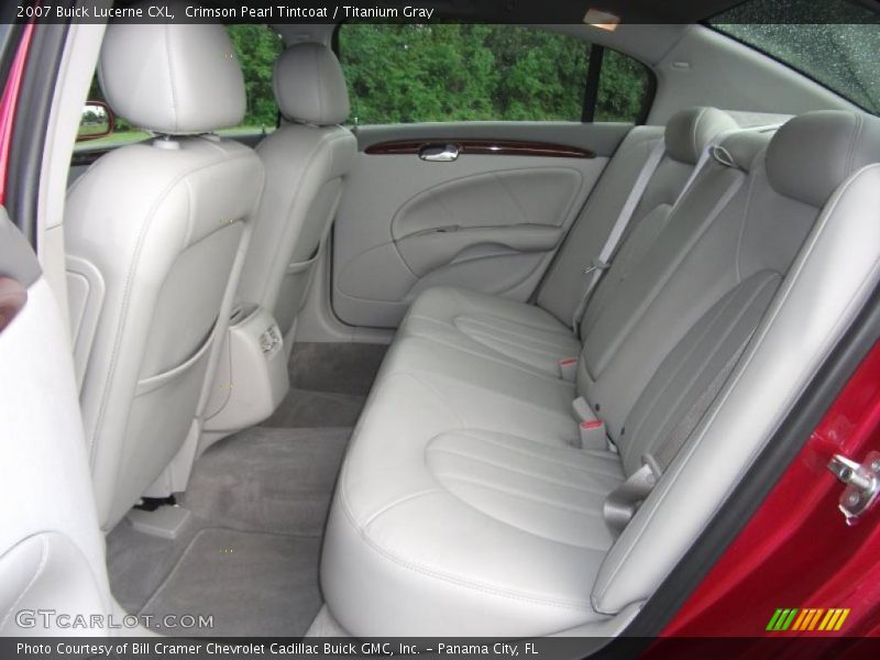 Crimson Pearl Tintcoat / Titanium Gray 2007 Buick Lucerne CXL