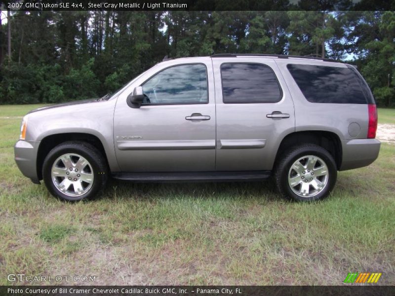 Steel Gray Metallic / Light Titanium 2007 GMC Yukon SLE 4x4