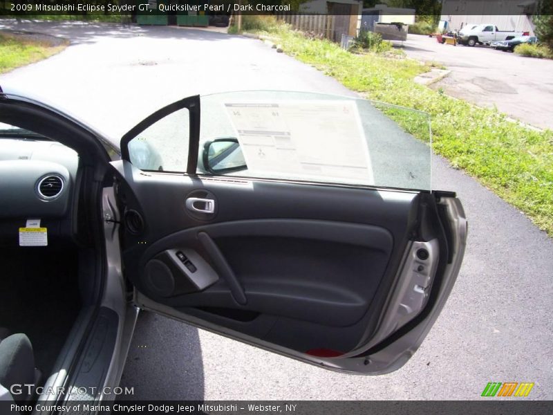 Quicksilver Pearl / Dark Charcoal 2009 Mitsubishi Eclipse Spyder GT