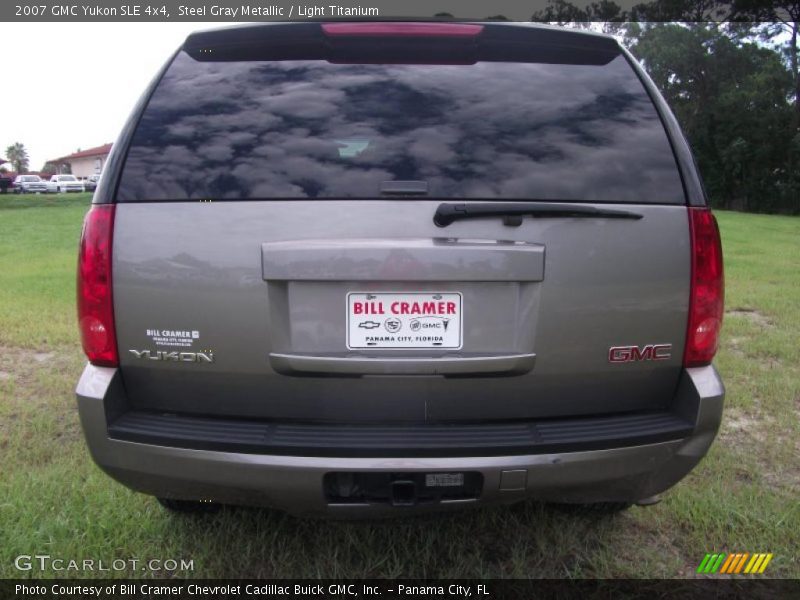 Steel Gray Metallic / Light Titanium 2007 GMC Yukon SLE 4x4