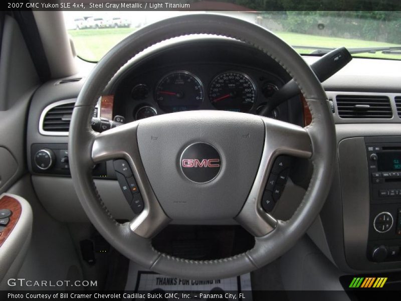 Steel Gray Metallic / Light Titanium 2007 GMC Yukon SLE 4x4