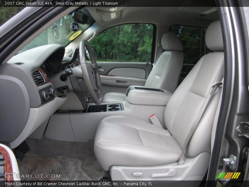 Steel Gray Metallic / Light Titanium 2007 GMC Yukon SLE 4x4