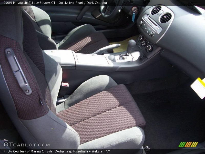 Quicksilver Pearl / Dark Charcoal 2009 Mitsubishi Eclipse Spyder GT