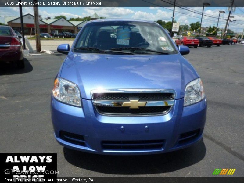 Bright Blue / Charcoal 2009 Chevrolet Aveo LT Sedan