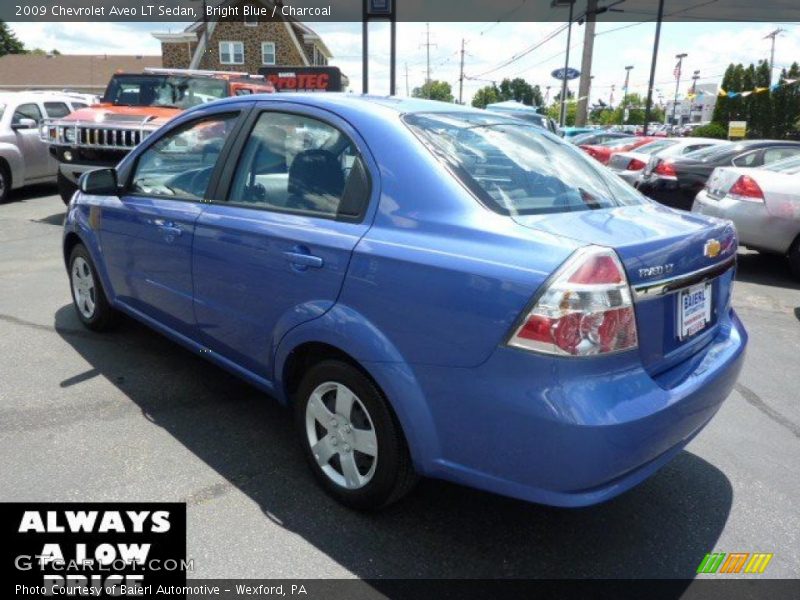 Bright Blue / Charcoal 2009 Chevrolet Aveo LT Sedan