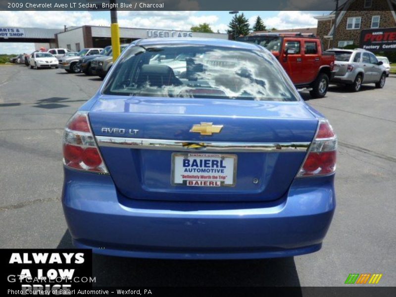 Bright Blue / Charcoal 2009 Chevrolet Aveo LT Sedan