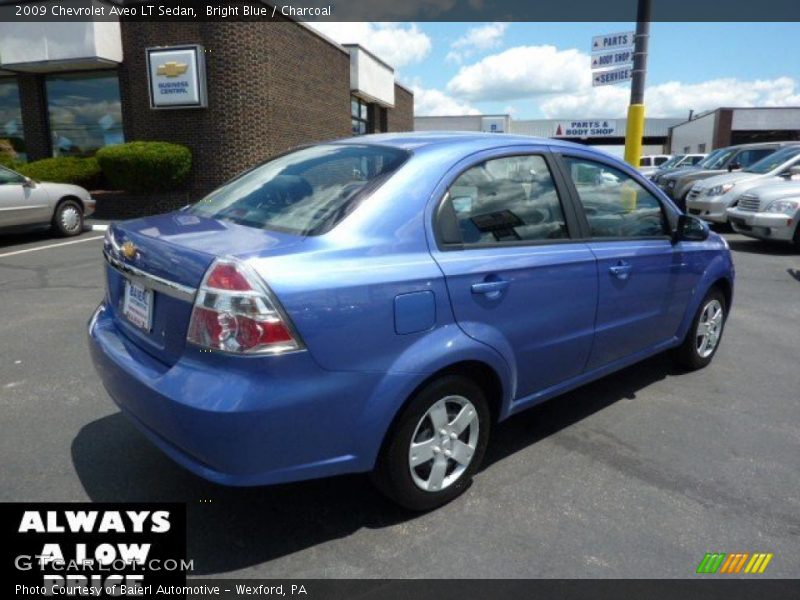 Bright Blue / Charcoal 2009 Chevrolet Aveo LT Sedan