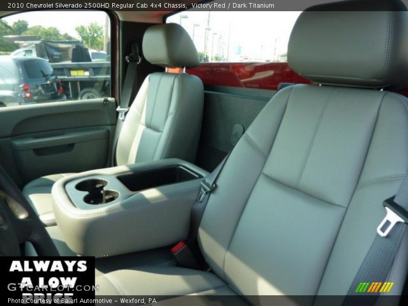 Victory Red / Dark Titanium 2010 Chevrolet Silverado 2500HD Regular Cab 4x4 Chassis