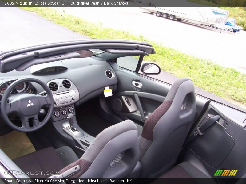 Quicksilver Pearl / Dark Charcoal 2009 Mitsubishi Eclipse Spyder GT