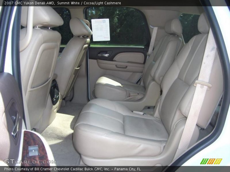 Summit White / Cocoa/Light Cashmere 2007 GMC Yukon Denali AWD