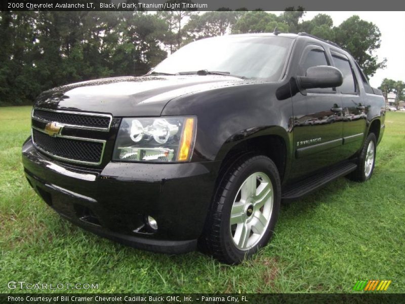 Black / Dark Titanium/Light Titanium 2008 Chevrolet Avalanche LT