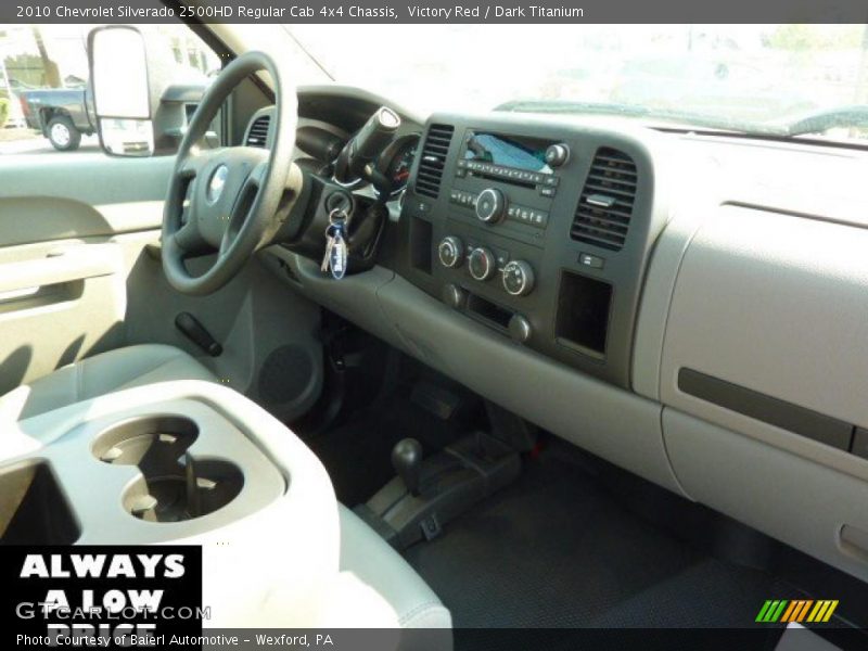 Victory Red / Dark Titanium 2010 Chevrolet Silverado 2500HD Regular Cab 4x4 Chassis