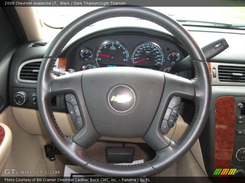 Black / Dark Titanium/Light Titanium 2008 Chevrolet Avalanche LT
