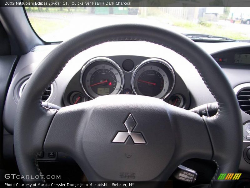 Quicksilver Pearl / Dark Charcoal 2009 Mitsubishi Eclipse Spyder GT