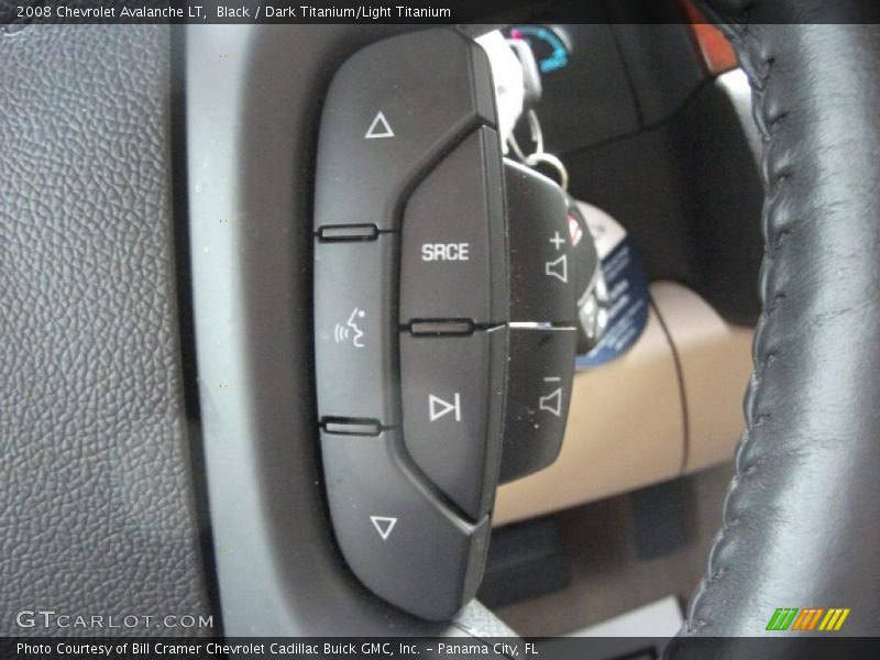 Black / Dark Titanium/Light Titanium 2008 Chevrolet Avalanche LT