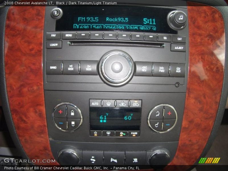 Black / Dark Titanium/Light Titanium 2008 Chevrolet Avalanche LT