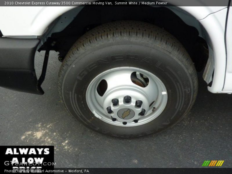 Summit White / Medium Pewter 2010 Chevrolet Express Cutaway 3500 Commercial Moving Van