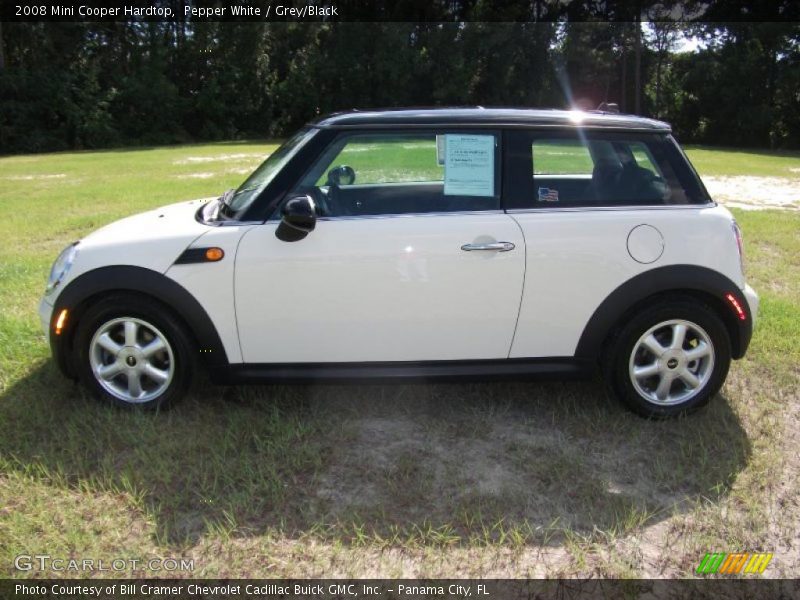 Pepper White / Grey/Black 2008 Mini Cooper Hardtop