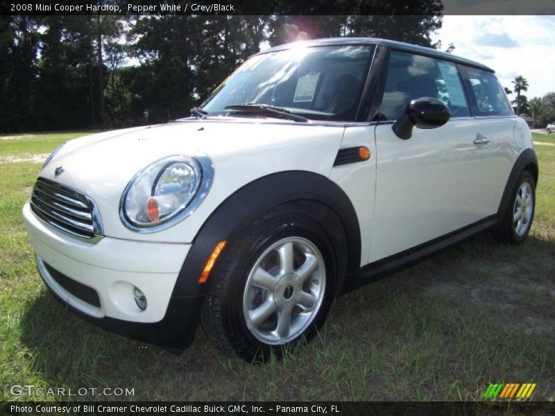 Pepper White / Grey/Black 2008 Mini Cooper Hardtop