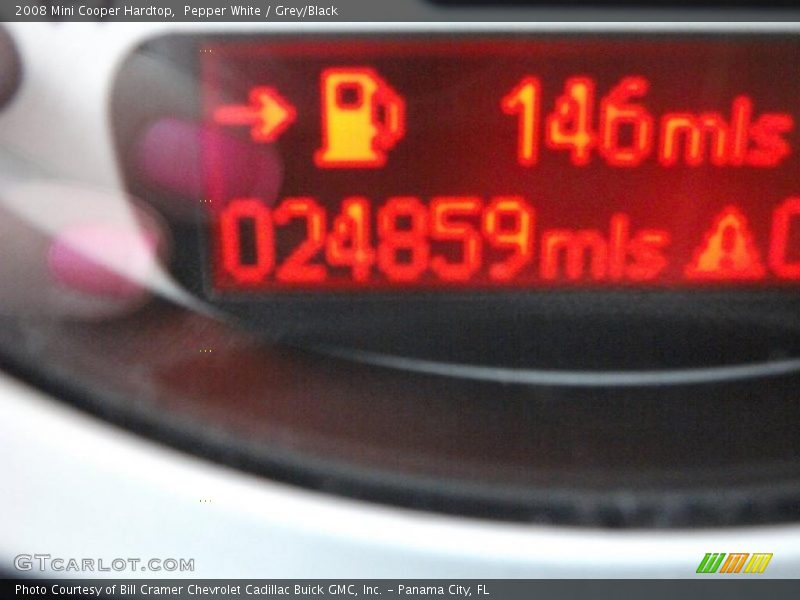 Pepper White / Grey/Black 2008 Mini Cooper Hardtop