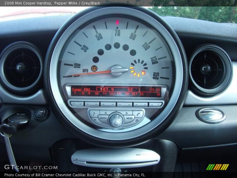 Pepper White / Grey/Black 2008 Mini Cooper Hardtop