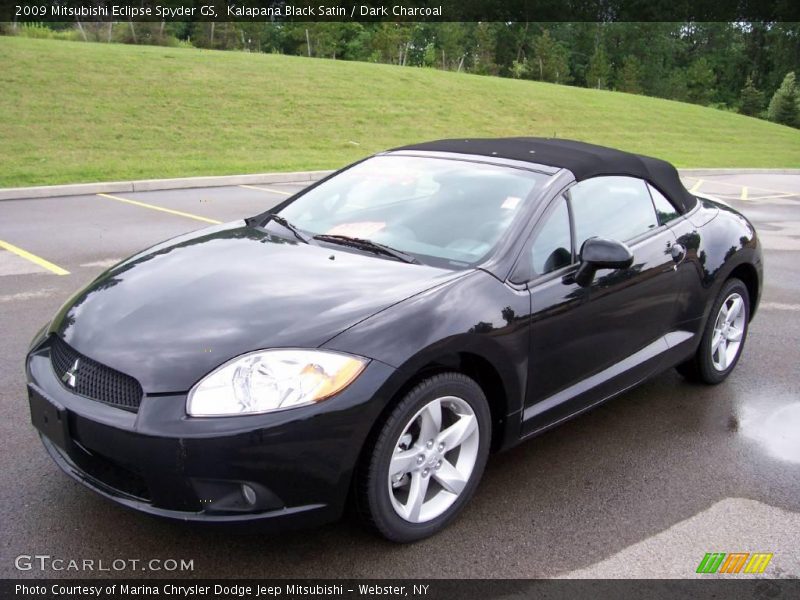 Kalapana Black Satin / Dark Charcoal 2009 Mitsubishi Eclipse Spyder GS