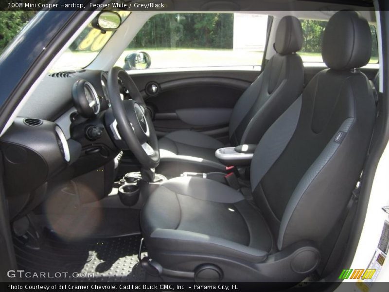 Pepper White / Grey/Black 2008 Mini Cooper Hardtop