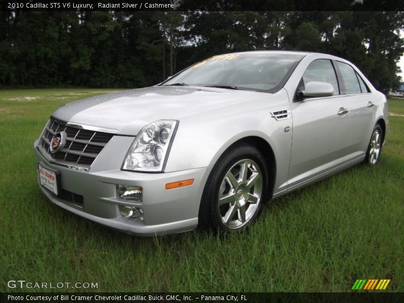 Radiant Silver / Cashmere 2010 Cadillac STS V6 Luxury