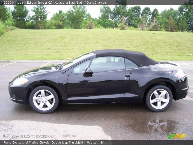 Kalapana Black Satin / Dark Charcoal 2009 Mitsubishi Eclipse Spyder GS