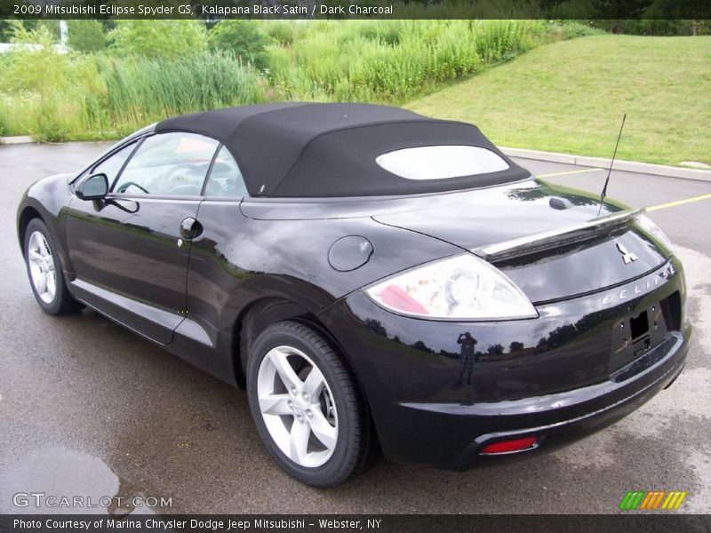 Kalapana Black Satin / Dark Charcoal 2009 Mitsubishi Eclipse Spyder GS