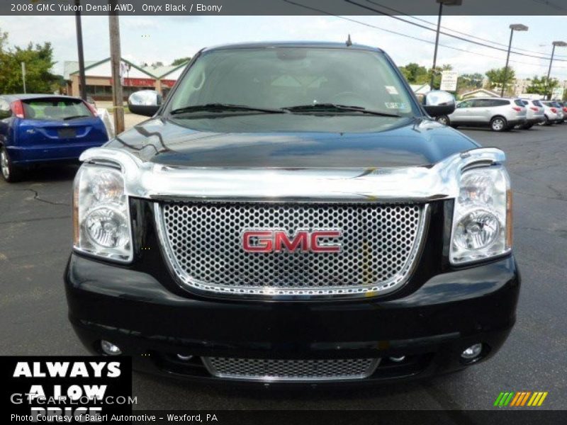 Onyx Black / Ebony 2008 GMC Yukon Denali AWD