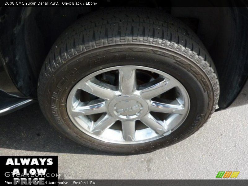 Onyx Black / Ebony 2008 GMC Yukon Denali AWD