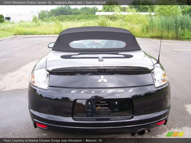 Kalapana Black Satin / Dark Charcoal 2009 Mitsubishi Eclipse Spyder GS