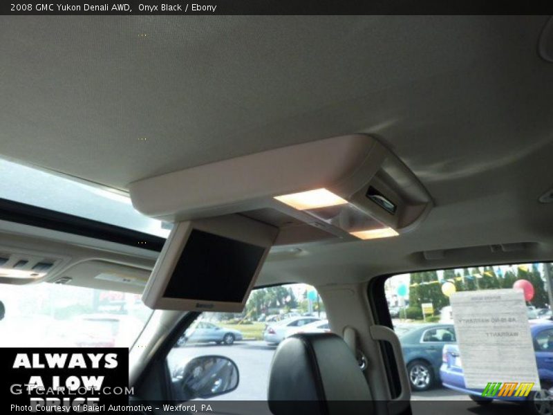 Onyx Black / Ebony 2008 GMC Yukon Denali AWD