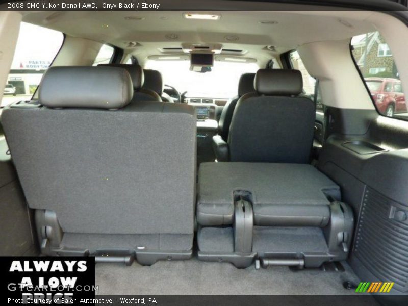 Onyx Black / Ebony 2008 GMC Yukon Denali AWD