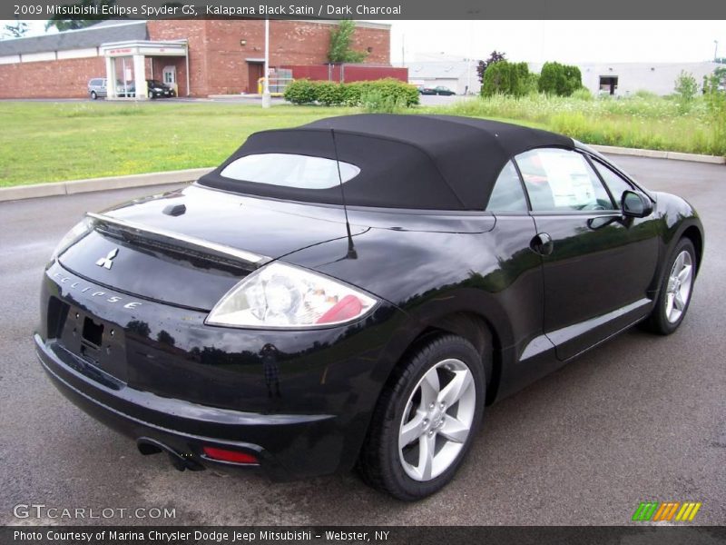 Kalapana Black Satin / Dark Charcoal 2009 Mitsubishi Eclipse Spyder GS