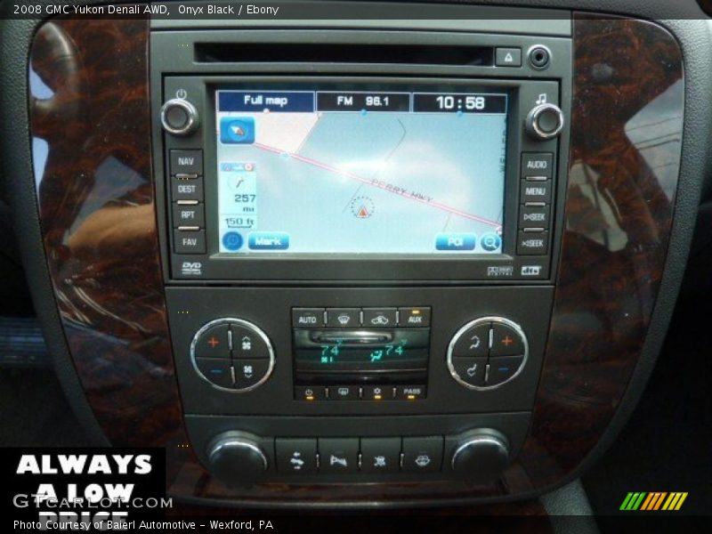 Onyx Black / Ebony 2008 GMC Yukon Denali AWD