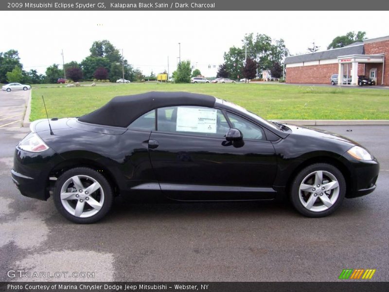 Kalapana Black Satin / Dark Charcoal 2009 Mitsubishi Eclipse Spyder GS